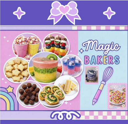 Little Keeps Magic Bakers Cooking Pack - Kids Baking Activity Printable for Homeschool K-6