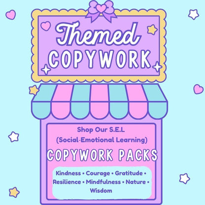 Little Keeps SEL Copywork Program - Social Emotional Learning Handwriting Printable for Homeschool K-6