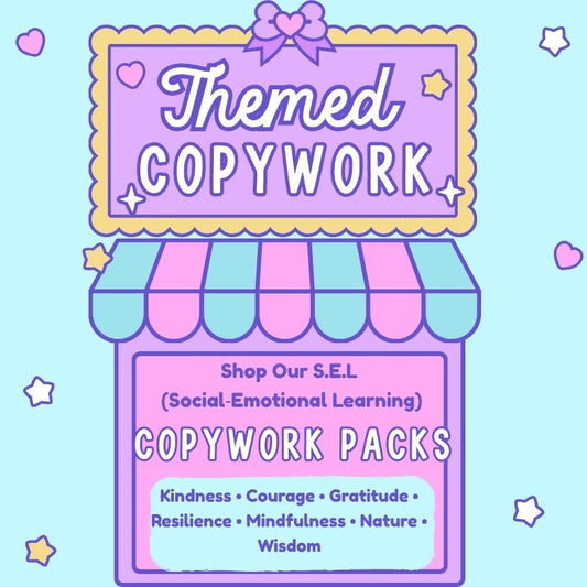 Little Keeps SEL Copywork Program - Social Emotional Learning Handwriting Printable for Homeschool K-6