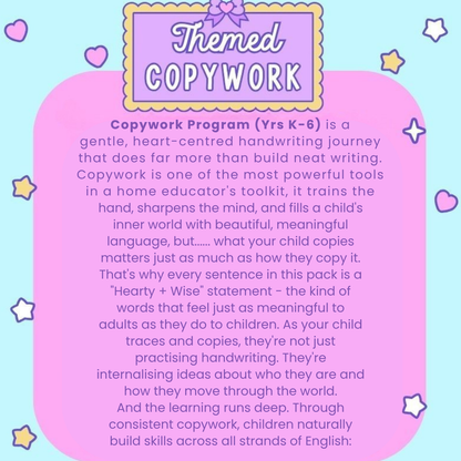 Little Keeps SEL (Social-Emotional Learning) Copywork Program
